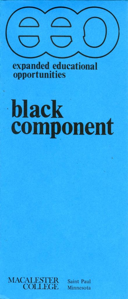 Front of EEO Black Component brochure