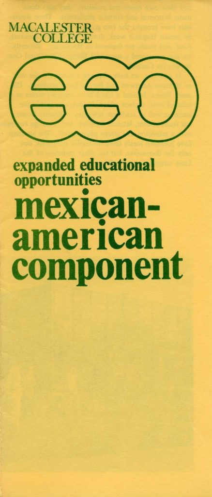 Front of EEO Mexican-American Component brochure