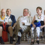 Seated members of the Class of 1951 at a 2006 forum