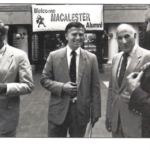 President Gavin, Don Wortman, John W. Ring, and Richard E. Eichhorn in 1991