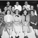 Photo of members of the Drama Club 1950-1951