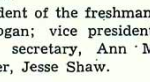 The Mac Weekly 10/17/1947 Freshman Class Officers