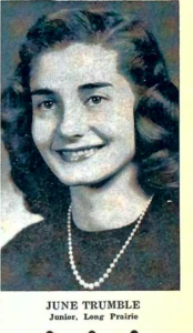 The Mac Weekly 10/7/1949 June Trumble Junior portrait