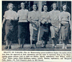 The Mac Weekly 10/8/1948 Homecoming Queen Candidates