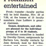 The Mac Weekly 11/21/1947 Frosh-Transfer-Faculty Parties