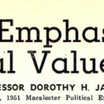 The Mac Weekly 4/13/1951 Political Emphasis Week of Special Value