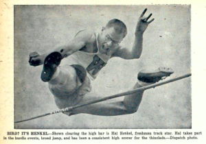 The Mac Weekly 5/14/1948 Track Star Hal Henkel Clears High Bar