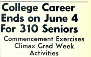The Mac Weekly 5/25/1951 Commencement Exercises