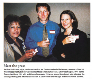 November 1998 World Press Institute Fellows