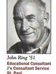 November 1998 John Ring '51 Educational Consultant