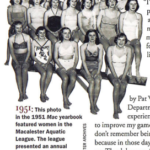 Spring 2003 Photo of Macalester Aquatic League 1951