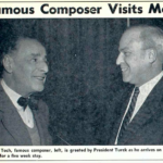 Mac Weekly President Turck Greets Composer Ernst Toch