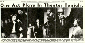 Mac Weekly Theater One Act Plays