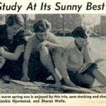 Mac Weekly Studying on a Sunny Day, Dee Keller, Jackie Hjermstad, Sharon Wolfe