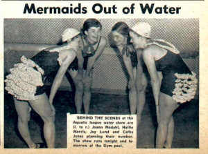Mac Weekly Mermaids & Aquatic League Performance-Joann Modahl, Hallie Morris, Joy Lund, Cathy Jones