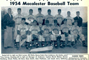 The Mac Weekly 4/30/1954 Baseball Team Photo