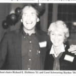 November 1986 Alumni Fund Chairs Richard Eichhorn and Carol Schwarting Hayden