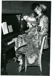 Costumed Piano Player and Friend