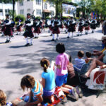 Parade with Bagpipers