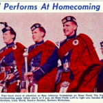 The Mac Weekly 10/18/1957 Pipe Band at Homecoming