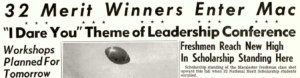 The Mac Weekly 10/4/1957 Merit Winners