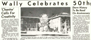 The Mac Weekly 10/4/1957 Wallace Hall celebrates 50 years