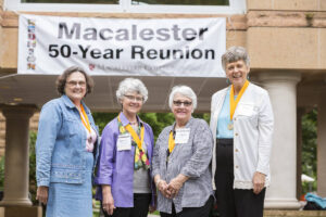 Four members of the Class of 1966 at Reunion 2016