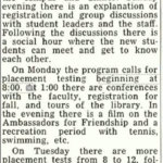 6-29-1962 The Mac Weekly article about Orientation