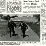 New Track Opens 11/14/1963 President Rice & Bert Cross, Pres. of 3M run race