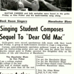 Students Singing 12/14/1962 Sequel to "Dear Old Mac"