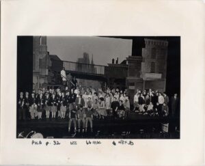 Theater West Side Story Cast Photo 1966