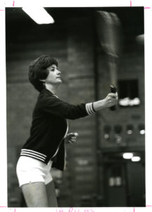 Woman Playing Tennis Class of 1966