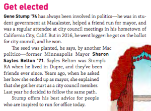 Sharon Sayles Belton '71, former Minneapolis Mayor, inspires fellow alum to run for city council