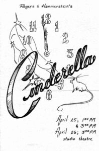 Program from Cinderella 1969-1970