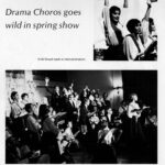 Yearbook page about Drama Choros Spring 1969
