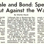 Article "Mondale and Bond: Speaking Out Against the War" in The Mac Weekly 10/24/1969