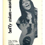 The Mac Weekly 10/3/1969 page announcing Buffy Sainte-Marie concert
