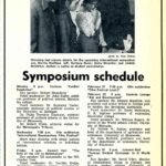 Symposium schedule in The Mac Weekly 2/13/1970
