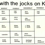 KMAC radio show schedule in The Mac Weekly 3/12/1971