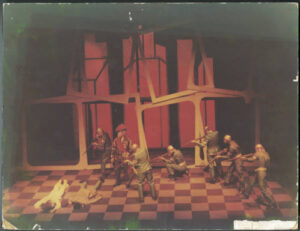 Performers on stage in Pantagleize 1969