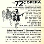 Saint Paul Opera ad in The Mac Weekly May 1971