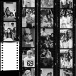 Contact sheet of multiple images from Frosh Camp in 1967
