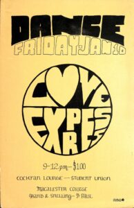 Love Express Student Dance Poster 1968