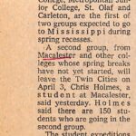 Students Aid Voter Registration Drive In Fayette, Mississippi - article from Mpls Trib, 21 March 1971