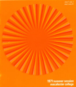 Summer Session Catalog Cover 1971