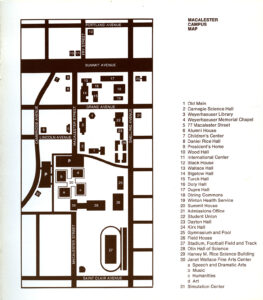 Summer Session Catalog Campus Map 1971