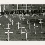 Crosses Used to Protest Vietnam War on Macalester Campus