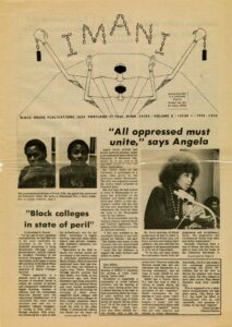 Imani Black House Publications 1973-1974