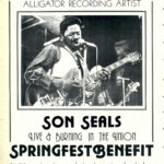 Ad for Son Seals performing at Springfest