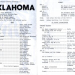 A program of the production Oklahoma in 1984